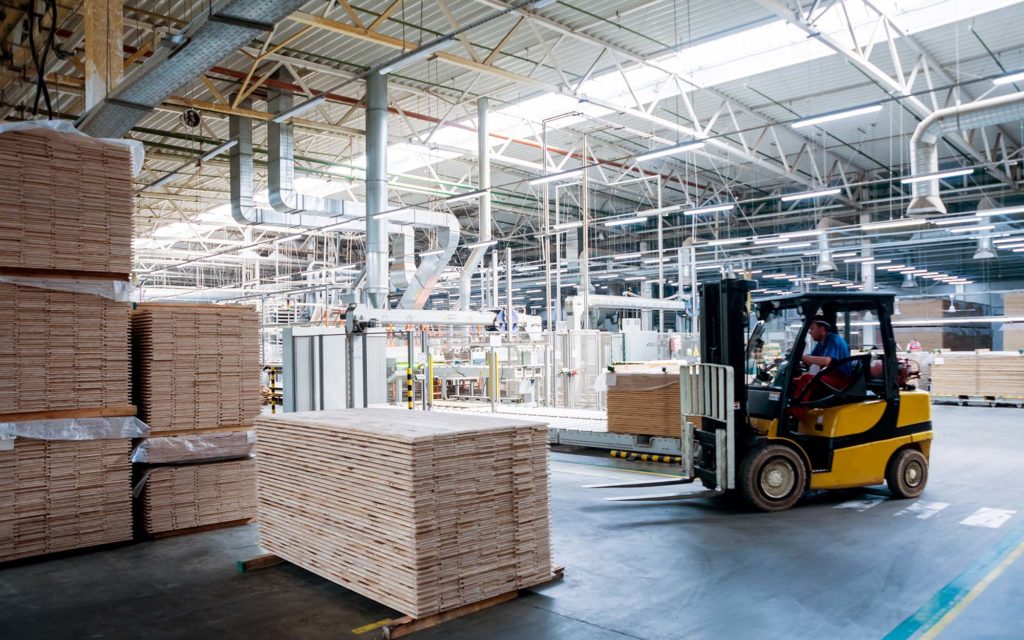 View of a forklift driving through warehouse Baoli Forklifts: An Economic Solution, HTX Material Handling, Houston