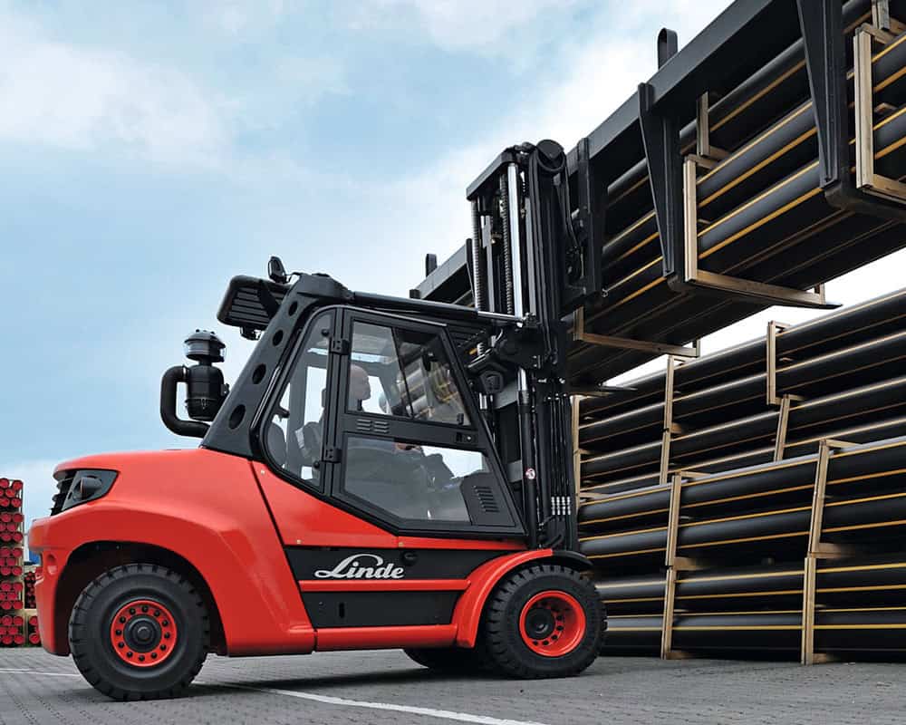 Linde Diesel Forklift Trucks 6.0 8.0 Tons H60d H80d
