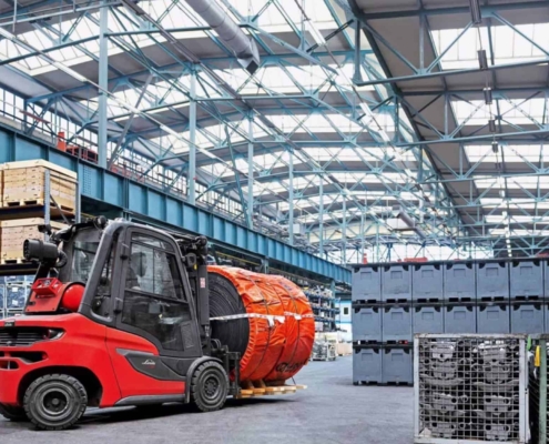linde forklift material handling