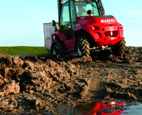 Rough Terrain Forklift Mud